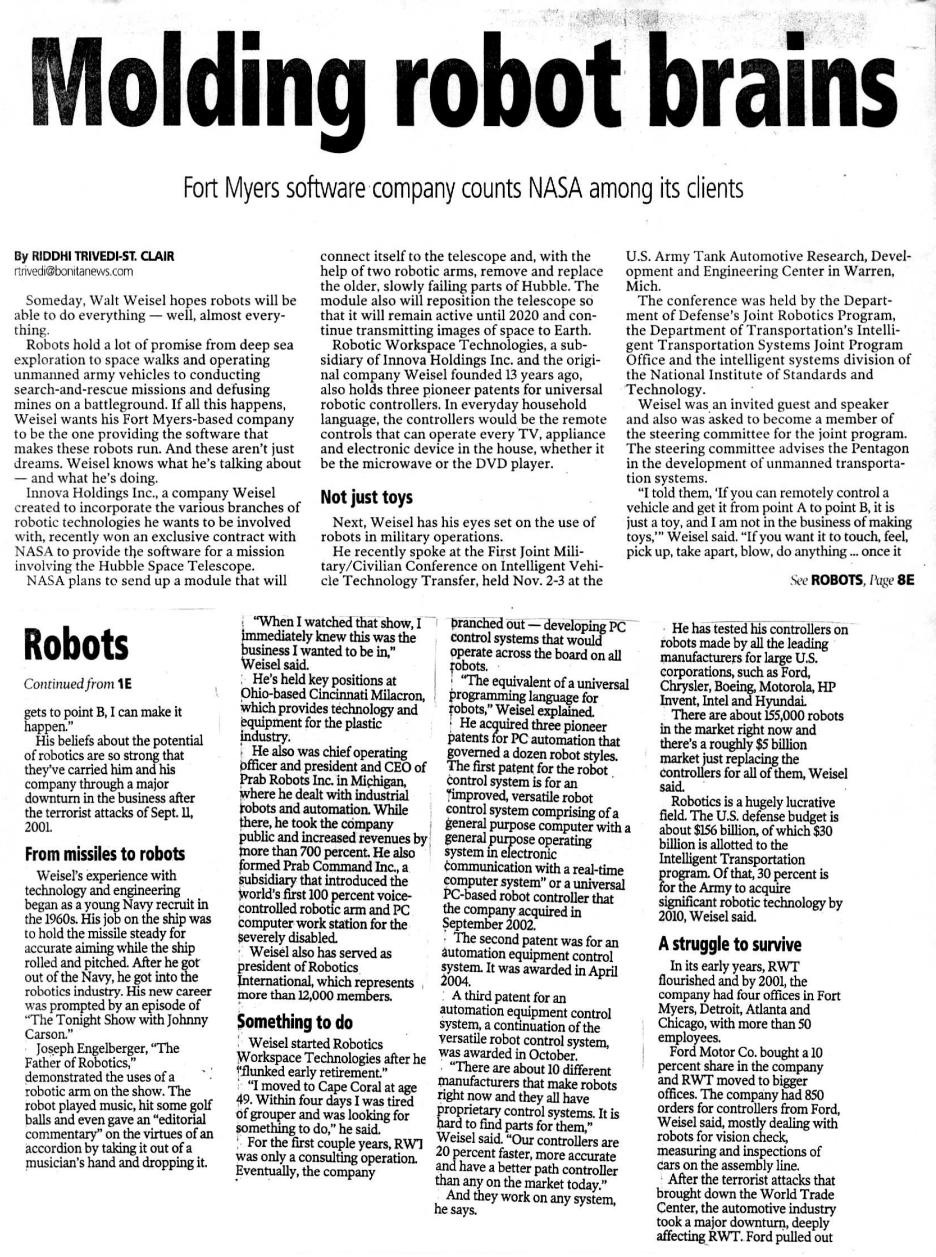 Scanned original clip of Molding Robot Brains